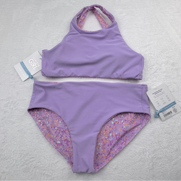 Athleta Girl NWT Reversible bikini. Mixed sizes. Top is XL/14, bottom is XXL/16. - Picture 2 of 10